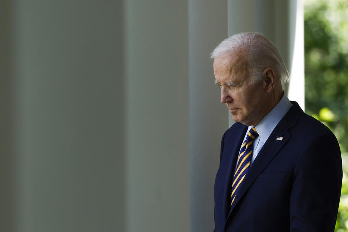 President Biden arrives at an event at the White House on May 11, 2023. This week he will travel to Hiroshima, Japan for the G-7 summit.