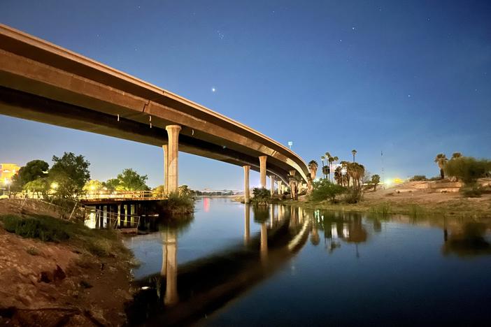 The Colorado River at Yuma, Arizona