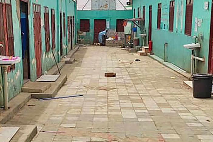 A picture from May 1 shows an abandoned hospital in El Geneina, the capital of West Darfur, a state in Sudan. Weeks of fierce fighting in the country have had a devastating impact on health care.