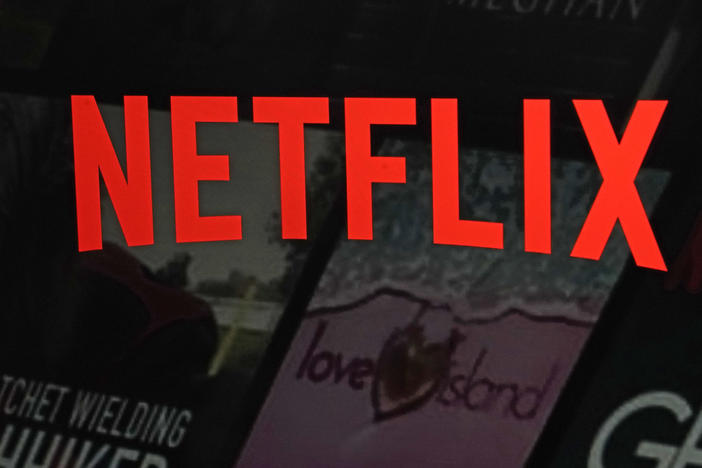 The Netflix logo is displayed on the company's website on Feb. 2, 2023, in New York. Netflix on Tuesday, May 23, 2023, outlined how it intends to crack down on the rampant sharing of account passwords in the U.S., its latest bid to reel in more subscribers to its video streaming service amid a slowdown in growth.