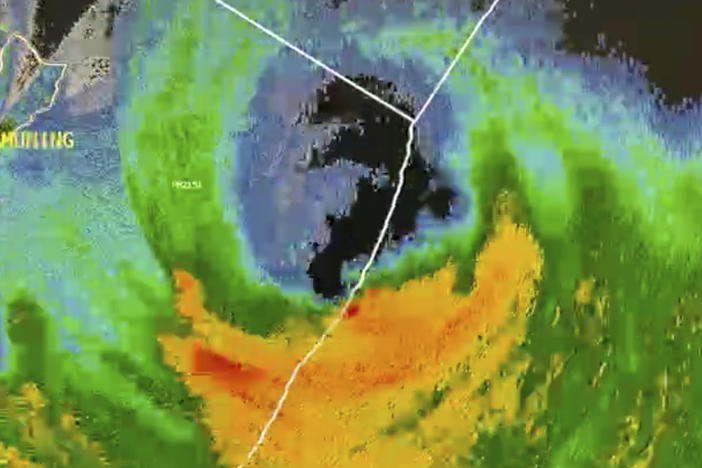 Typhoon Mawar brought 140mph winds and storm surges.