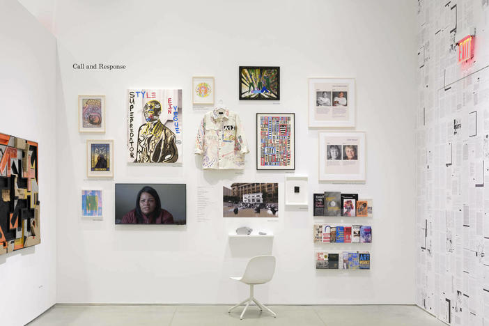 Installation view of the <em>No Justice Without Love </em>exhibition at the Ford Foundation Gallery in New York.