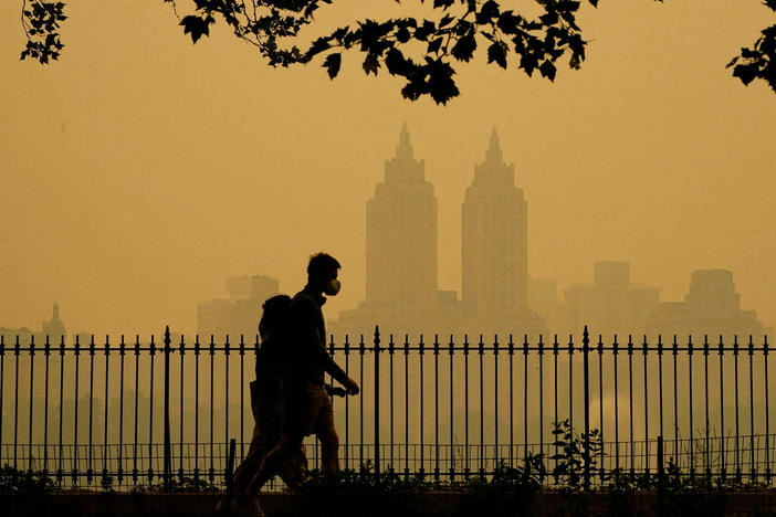 Wildfire smoke filling the New York City skyline was a familiar sight to communities in the Western U.S., who have had to learn to live with the effects of more extreme fires.