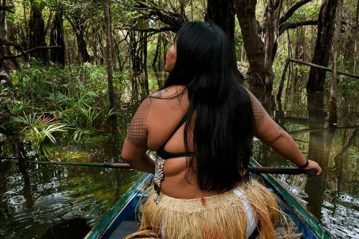 Alessandra Korap Munduruku demanded that mining company Anglo American withdraw its permits to develop projects on her ancestral land.