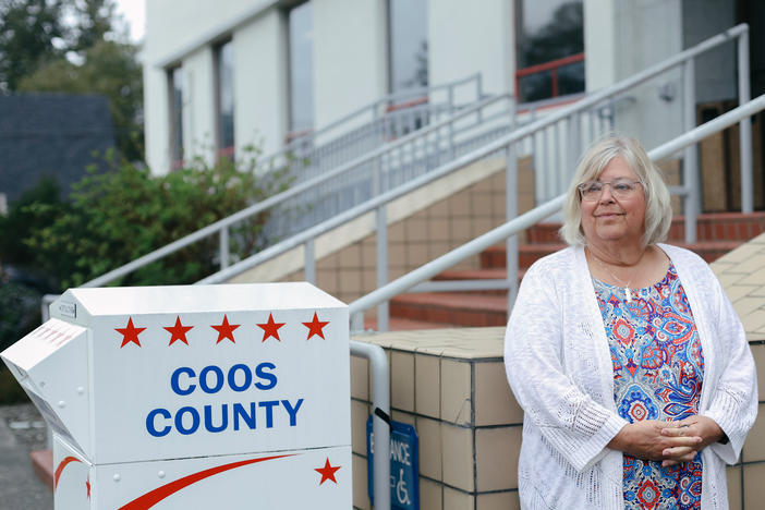 Dede Murphy and other local election workers say members of an election denier group camped out in the hallways of their county building and yelled in their faces. Some say they were followed home or put in physical danger. Election workers across 22 states tell NPR they've received threats or felt unsafe doing their jobs.