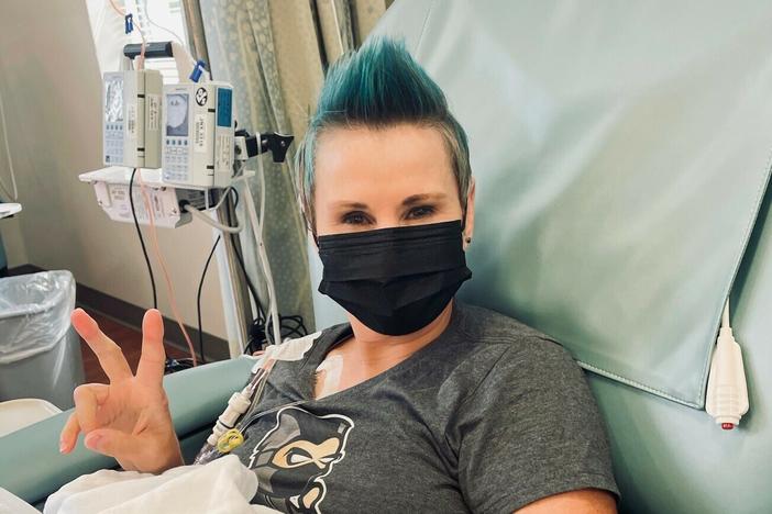 Toni Dezomits' advanced ovarian cancer responded well to earlier rounds of chemo, but this spring, her doctors told her there was a shortage of a key chemo drug.