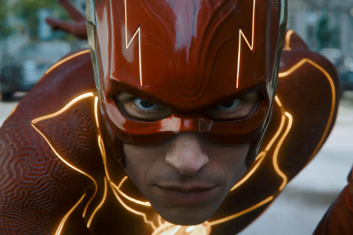 Barry Allen/The Flash (Ezra Miller) is full of running gags.