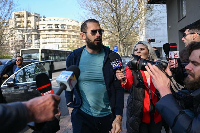 Andrew Tate is now under a formal criminal indictment in Romania, months after his arrest. He's seen here in April,  arriving at the Directorate for the Investigation of Organized Crime and Terrorism (DIICOT).