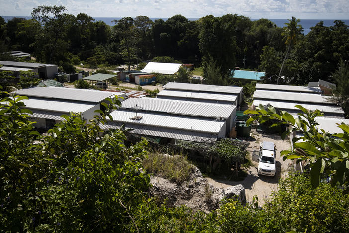The Nibok refugee settlement is seen on Nauru on Sept. 4, 2018.