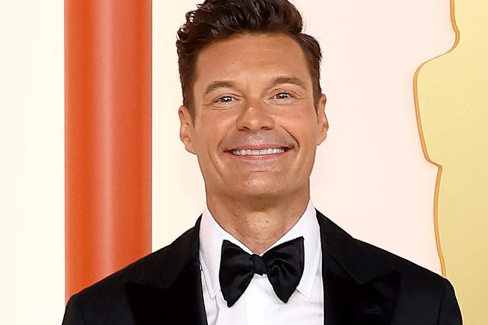 Ryan Seacrest will become the host of the famous <em>Wheel of Fortune</em> game show in 2024. He's seen here at this year's Academy Awards in Hollywood.