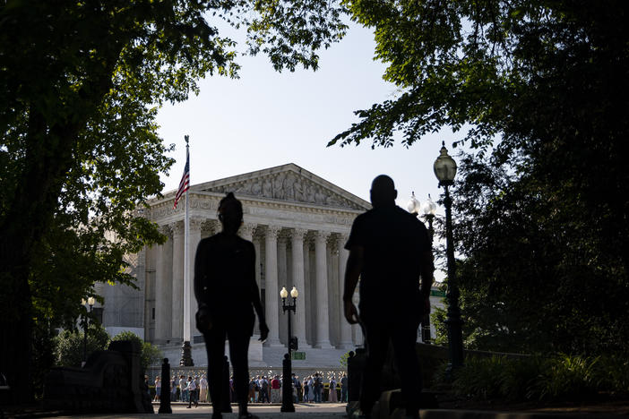 The Supreme Court in Washington, D.C., on Tuesday, June 27 as the term heads into what's expected to be the final week.