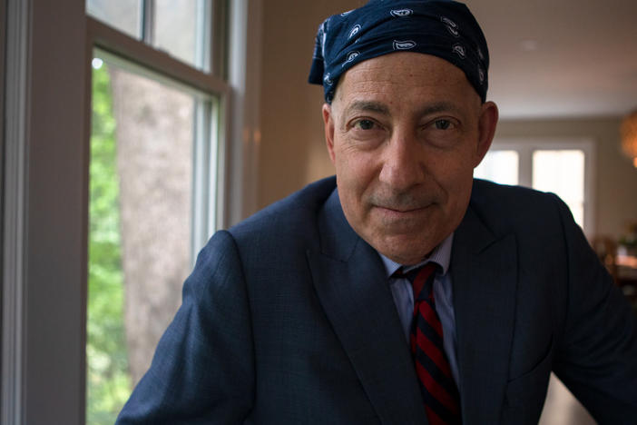 NPR's Claudia Grisales interviews Rep. Jamie Raskin at his home in Takoma Park, Md. on June 12, 2023.