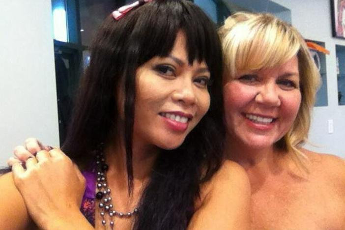 Yvonne (left) and Susan (right).