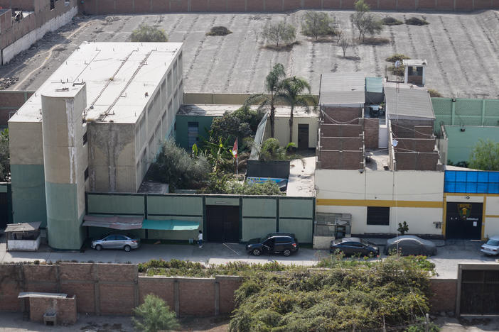 Keiko Fujimori, daughter of former President Alberto Fujimori, waits at the Barbadillo prison in Lima, Peru, on March 30, 2022.