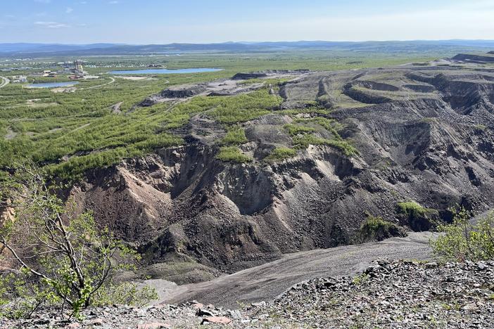 The iron ore mine in Kiruna, north of the Arctic Circle, is one of the world's largest iron ore mines.