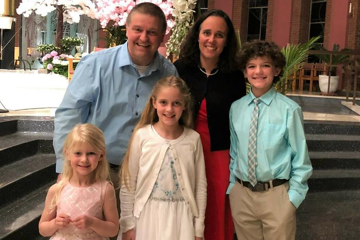 John Kindschuh is now a father of three children.