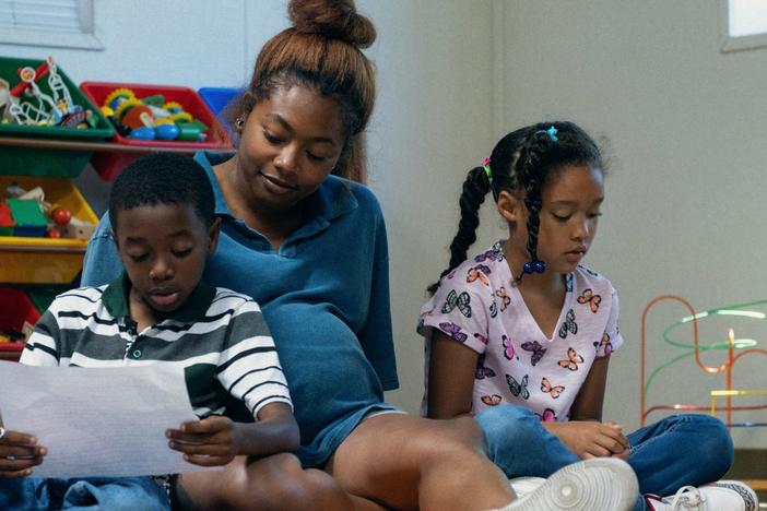 Tia Nomore stars in <em>Earth Mama </em>as Gia, a single, pregnant mother of two, working to reclaim her children from foster care.