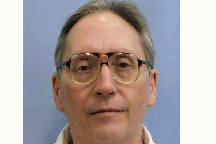 This undated photo provided by the Alabama Department of Corrections shows James Barber. A federal appeals court on Wednesday, July 19, 2023, refused to stop Barber's upcoming execution in Alabama, rejecting his argument that the state has a history of botched lethal injections.