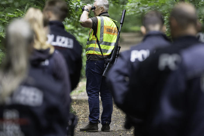 Police officers and hunters searched early Friday for what authorities believed was an escaped lioness in Kleinmachnow, Germany. They called off the search later in the day, saying they might have been mistaken.