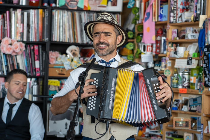 Gregorio Uribe performs a Tiny Desk concert.