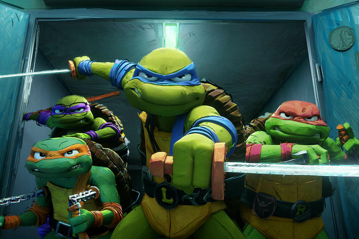 <em>Teenage Mutant Ninja Turtles: Mutant Mayhem </em>is<em> </em>a fun and visually striking animated feature directed by Jeff Rowe.