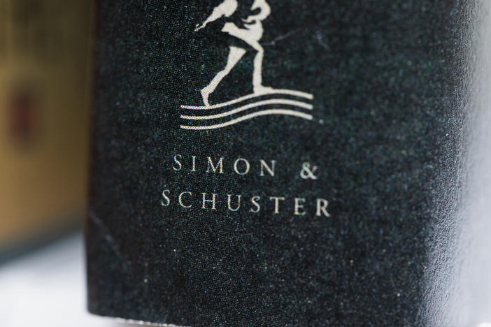 A book published by Simon & Schuster is displayed on July 30, 2022, in Tigard, Ore.
