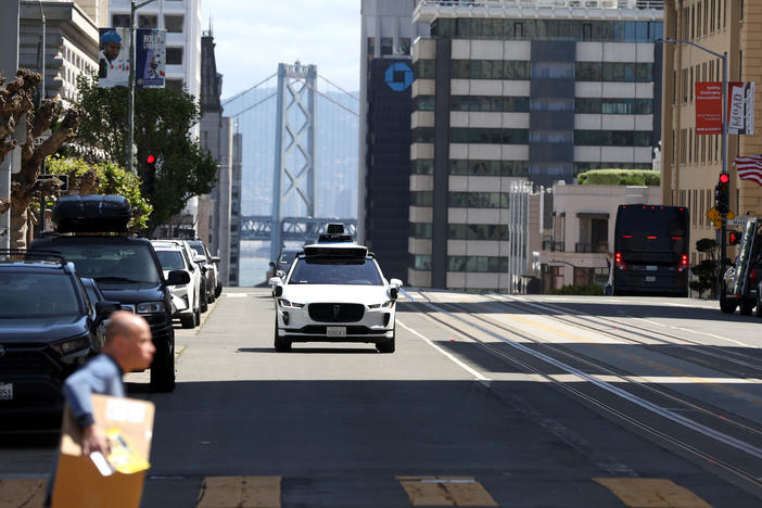 San Francisco has served as a testing ground for autonomous vehicles made by the companies Waymo (pictured above) and Cruise.