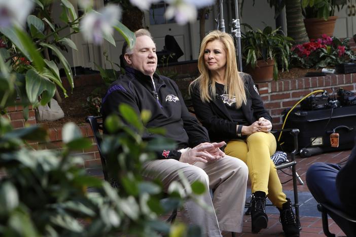 Sean and Leigh Anne Tuohy, pictured in 2013, said Oher's claims against them in a petition filed in a Tennessee court Monday are essentially a "shakedown effort."