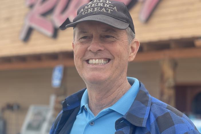 Michael Wetter from Stuart, Florida, says it's time for US aid to Ukraine to end.  He's part of a trend among conservative voters who've soured in American support for Ukraine.