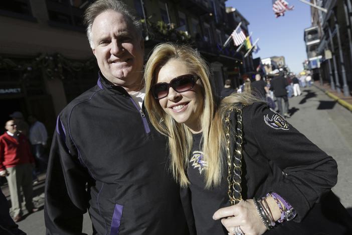 Sean and Leigh Anne Tuohy are seen in New Orleans in 2013. Michael Oher, the former NFL tackle whose story inspired the movie <em>The Blind Side,</em> on Monday filed a petition accusing the Tuohys of lying to him by having him sign papers making them his conservators rather than his adoptive parents nearly two decades ago.
