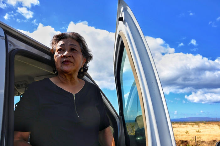 Pastor Estrella Arquero leads Koinonia Pentecostal Church with her husband. There are at least 20 church members sleeping in the parish hall because they lost their homes in the fire.