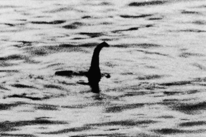 This photo, purported to be of the Loch Ness Monster, was taken near Inverness, Scotland in 1934. One of the participants revealed on his deathbed that the pictures were staged.