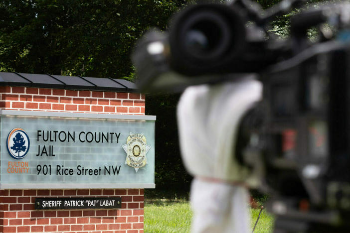 The Fulton County Jail in Atlanta, Georgia, pictured on Thursday.