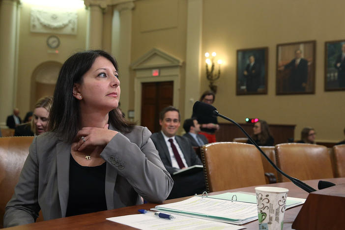 Dr. Mandy Cohen testifying before a congressional committee as a leader of  Medicare and Medicaid. More recently, the new director of the CDC headed North Carolina's health department.