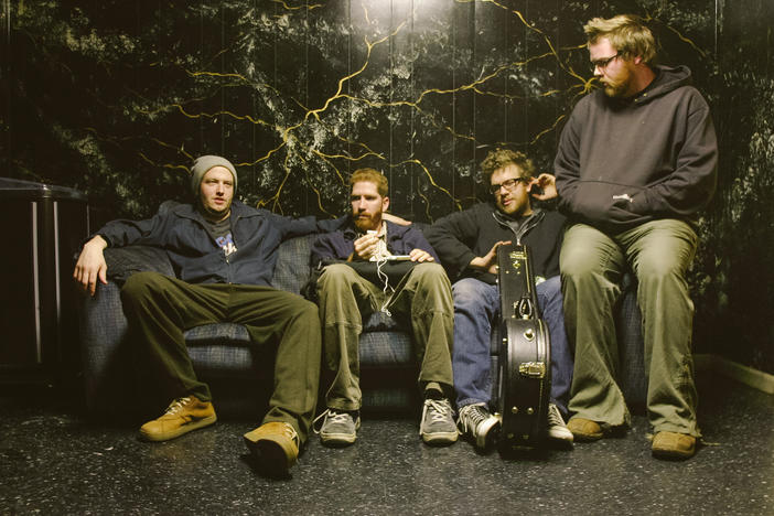 Before (left to right) Justin Vernon, Joe Westerlund, Phil Cook and Brad Cook started Bon Iver and Megafaun, they made music together as DeYarmond Edison.