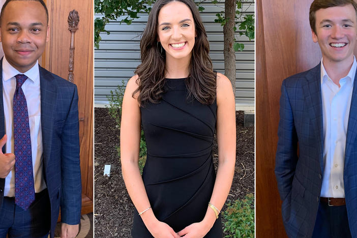 C.J. Pearson of Georgia, Alyssa Rinelli of Wisconsin and Brilyn Hollyhand of Alabama are working to help the Republican Party mobilize more younger voters.