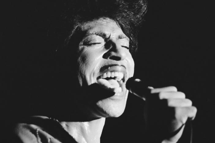 The new documentary <em>Little Richard: I Am Everything</em> premieres Monday Sept. 4. Above, Little Richard performs in 1975.