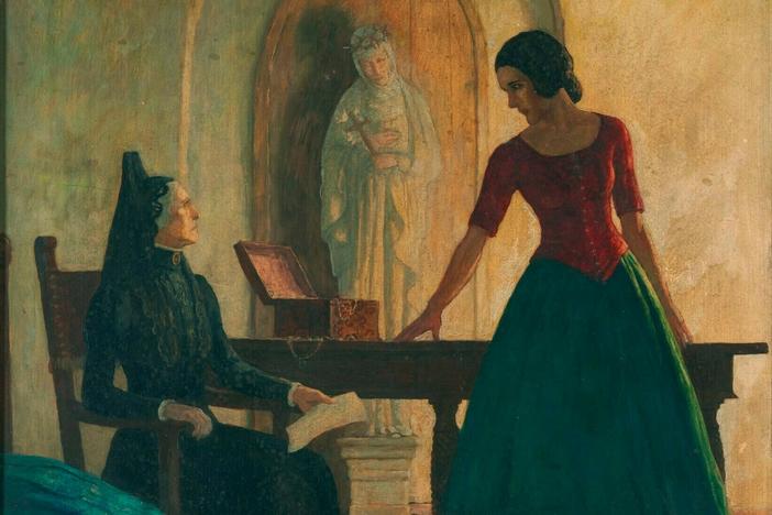 A rare painting by N.C. Wyeth was purchased for $4 at a thrift shop in 2017. Now it may fetch up to $250,000 at auction.