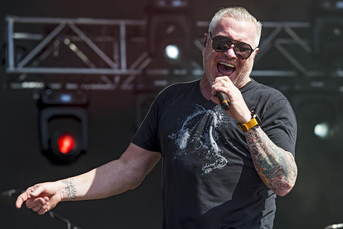 Steve Harwell of Smash Mouth seen at KAABOO 2017 at the Del Mar Racetrack and Fairgrounds on Friday, Sept. 15, 2017, in San Diego, Calif.