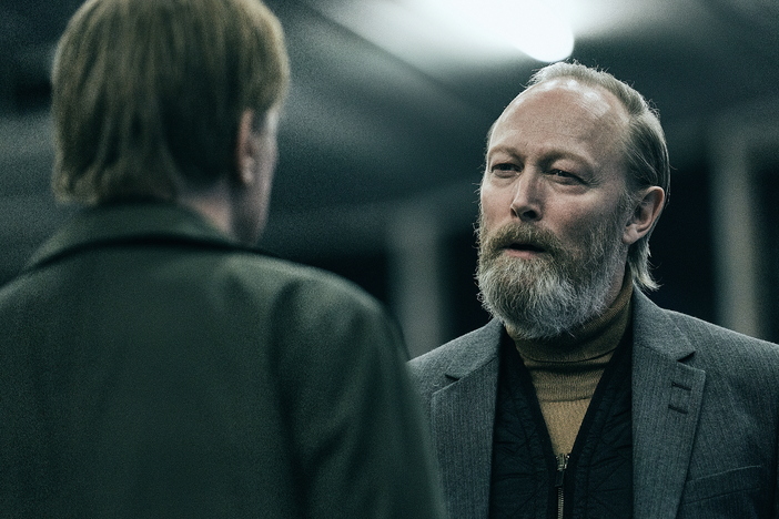 Lars Mikkelsen stars as real estate baron Holger Lang in Season 3 of the Danish thriller <em>Face to Face.</em>