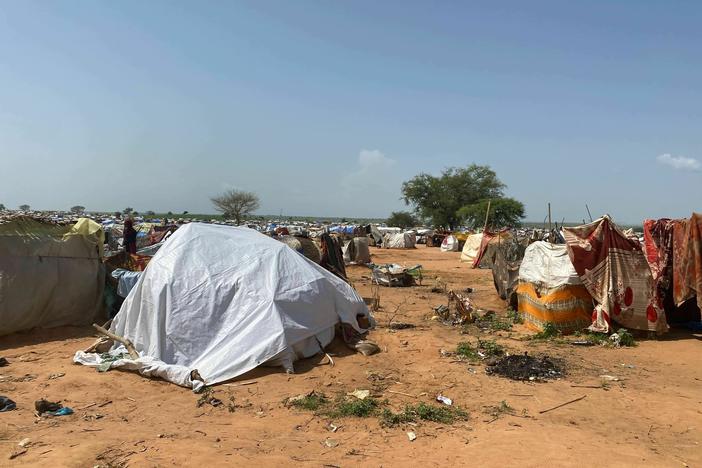 A team from NPR's <em>Morning Edition</em> visited makeshift refugee homes in Camp Adré, Chad, near the border with Sudan.