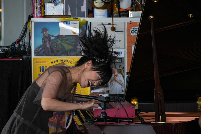 Hiromi performs a Tiny Desk concert.