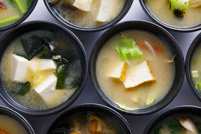 The rich savory flavor of miso soup is one way to experience umami, the fifth major taste.