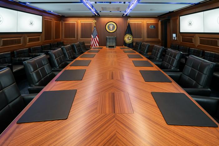 The famous Situation Room was overhauled, including the boardroom where the president and his advisers sit, and the command center where secure calls are coordinated.