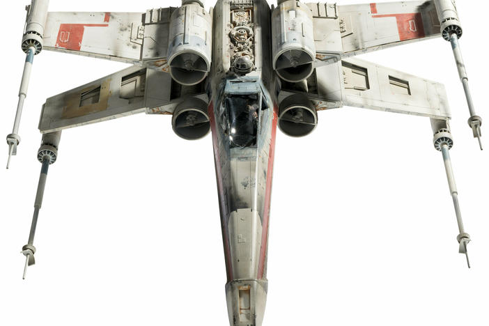 This 1:24 scale miniature was used to film pivotal scenes from the first Star Wars film. It's now at the center of a auction of items collected over decades by Greg Jein, a master model-builder for film and TV.