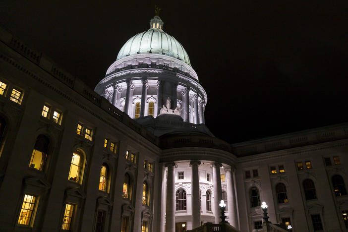 The Wisconsin State Capitol in Madison is seen in 2018. Two votes there Thursday are tied to Republican efforts to shape election rules before 2024.
