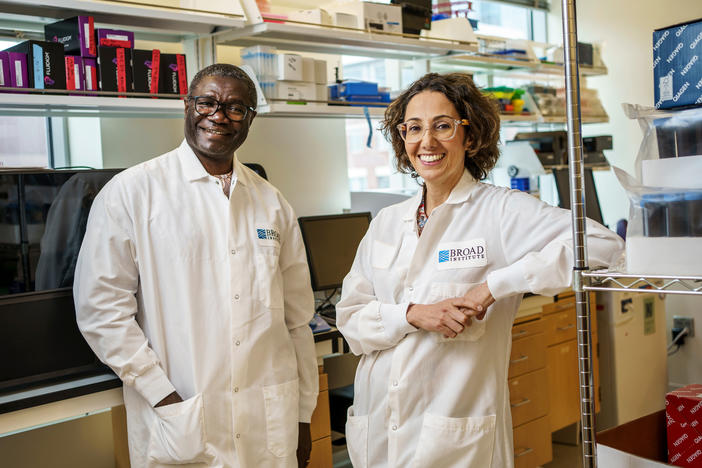 Long-time collaborators Pardis Sabeti (right) of the Broad Institute and Christian Happi of the African Centre of Excellence for Genomics of Infectious Diseases in Nigeria, are developing an early-warning system that could flag an emerging pandemic .