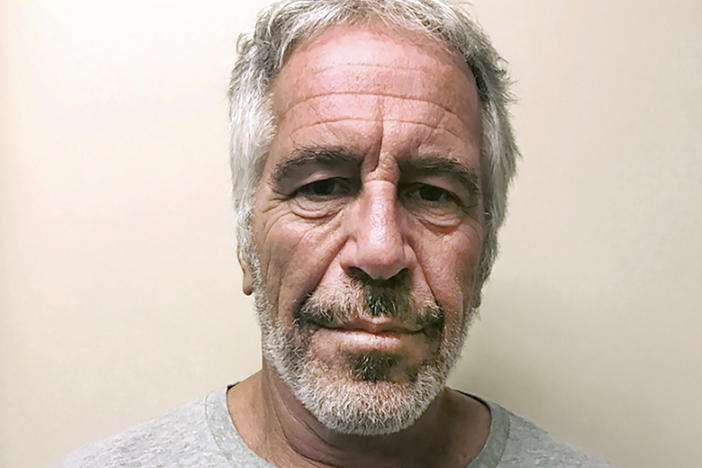 This March 28, 2017, photo provided by the New York State Sex Offender Registry shows Jeffrey Epstein. JPMorgan Chase has agreed to pay $75 million to the U.S. Virgin Islands to settle claims that the bank enabled Epstein's sex trafficking.