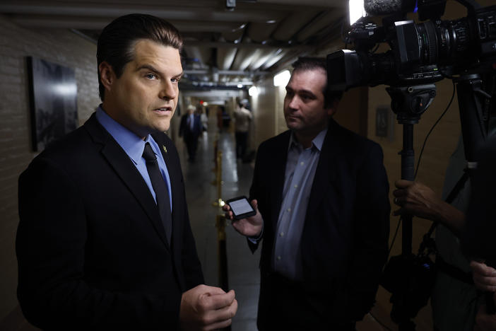 Rep. Matt Gaetz, R-Fla., and other members of the right-wing House Freedom Caucus could force a federal government shutdown Oct. 1. The National Institutes of Health and the Centers for Disease Control and prevention would be affected.