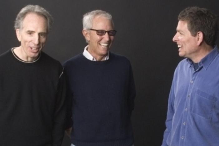 Jerry Zucker, Jim Abrahams and David Zucker (left to right), the writers and directors of "Airplane!"